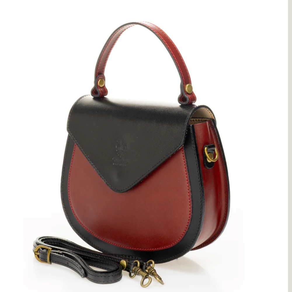 The Italian leather bag, Massimo Castelli shoulder bag